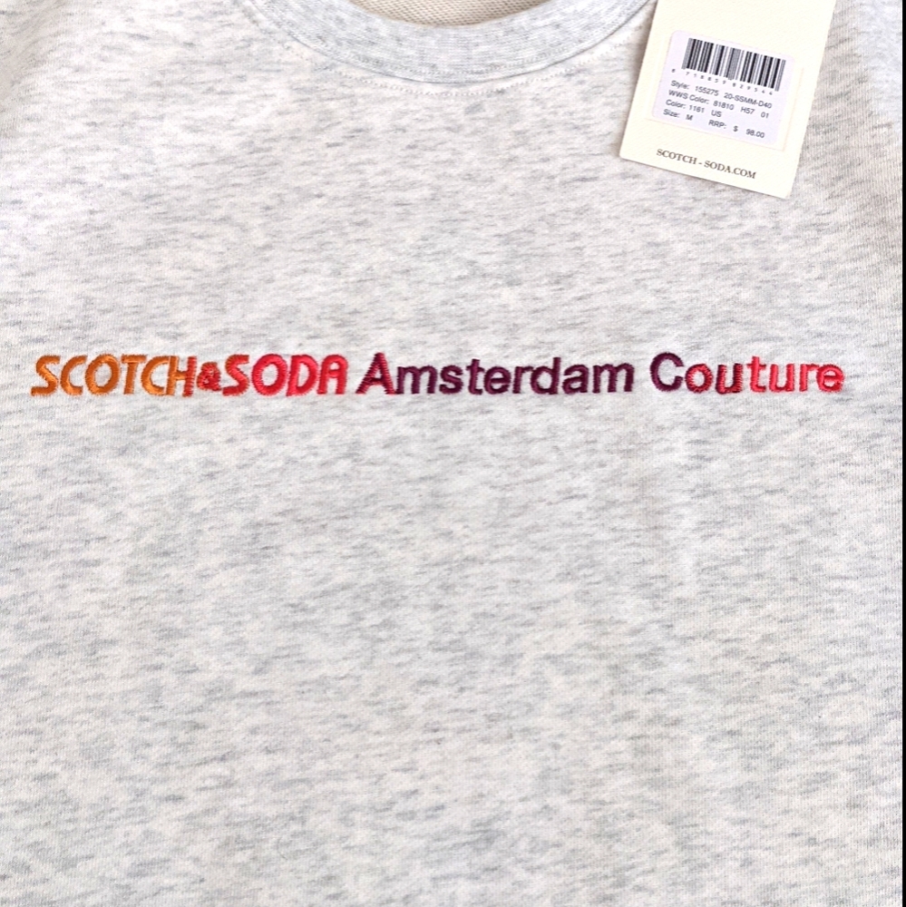 Scotch & Soda men's white sweater
